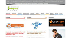 Desktop Screenshot of petropolisnews.com.br