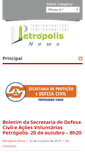 Mobile Screenshot of petropolisnews.com.br