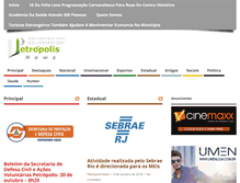 Tablet Screenshot of petropolisnews.com.br